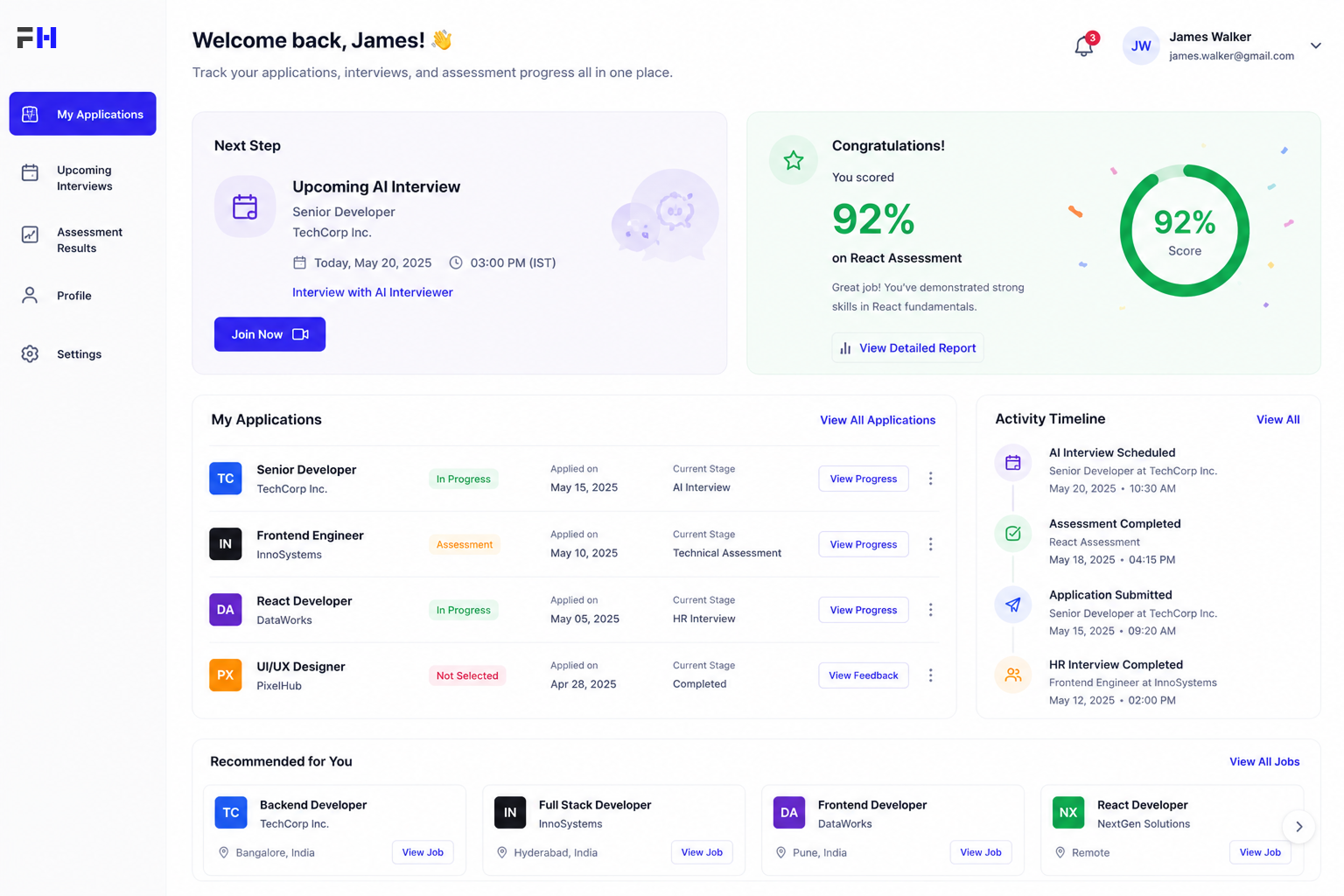 Agency Portal Dashboard